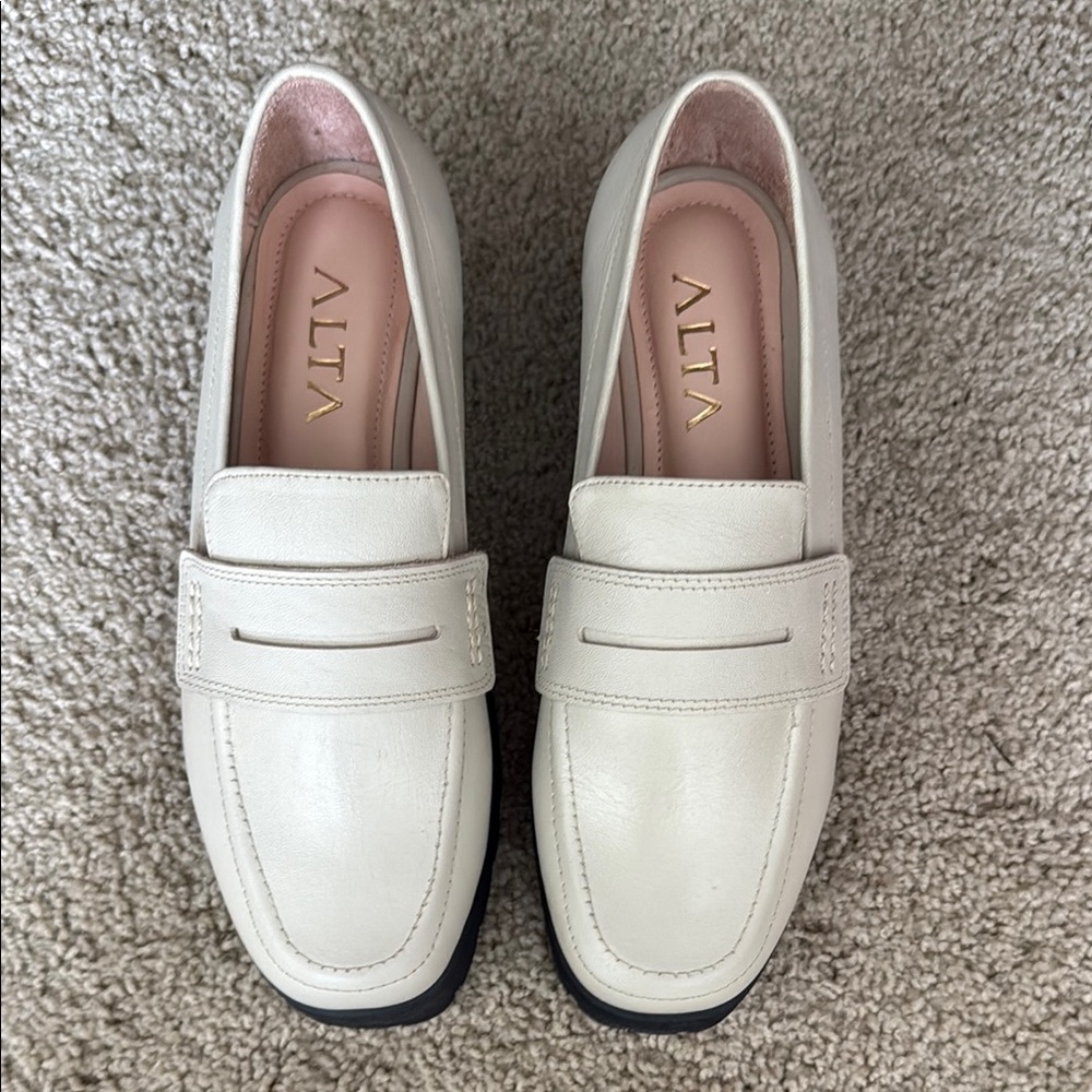 ALTA Monique Cream Loafers 7